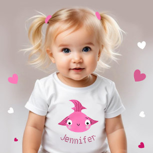Camiseta De Bebé Pescado picado