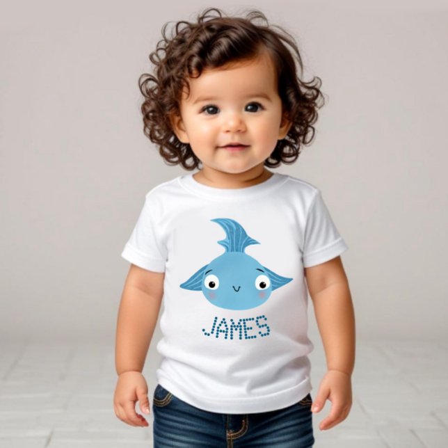 Camiseta De Bebé Pescado picado (Subido por el creador)