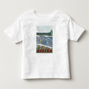 Camiseta De Bebé Pescador de la mosca - Dawson, Alaska