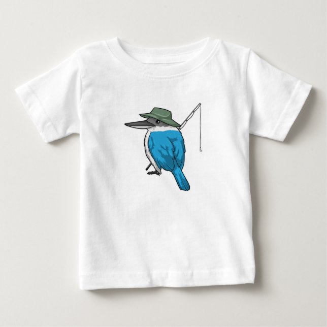 Camiseta De Bebé Pescador de pesca (Anverso)