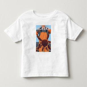 Camiseta De Bebé Pescador de rey cangrejo - Juneau, Alaska