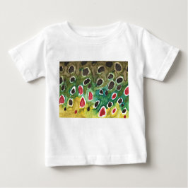 Camiseta De Bebé Pescador de truchas marrones