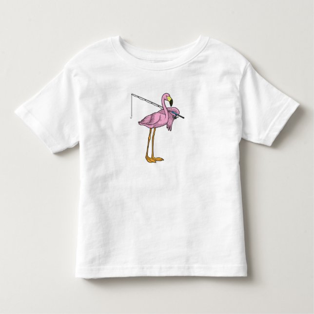 Camiseta De Bebé Pescador Flamingo (Anverso)