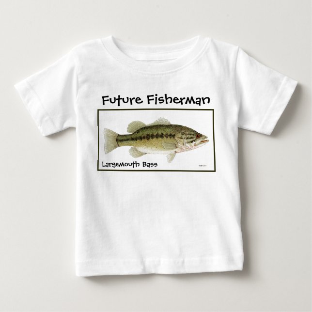 Camiseta De Bebé Pescador futuro (Anverso)