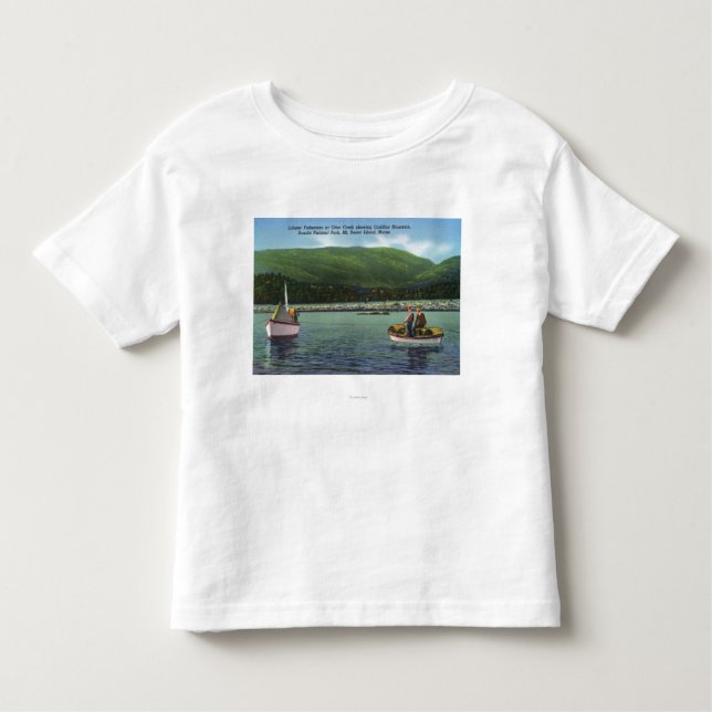 Camiseta De Bebé Pescadores de langosta en cala de la nutria (Anverso)