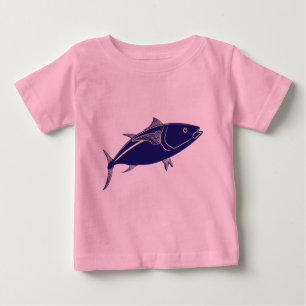 Camiseta De Bebé Pescados de atún de Bluefin