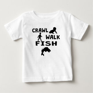 Camiseta De Bebé Pescados del paseo del arrastre