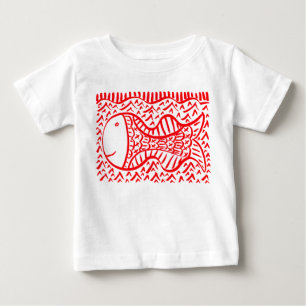 Camiseta De Bebé Pescados rojos