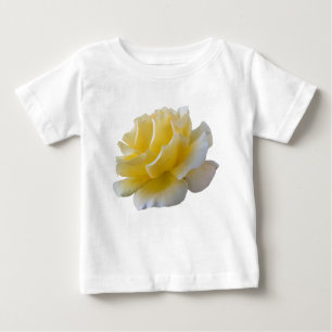 Camiseta De Bebé Pétalos de rosa amarillo