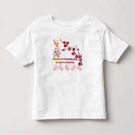 Camiseta De Bebé Pétalos en Armonía Rosa