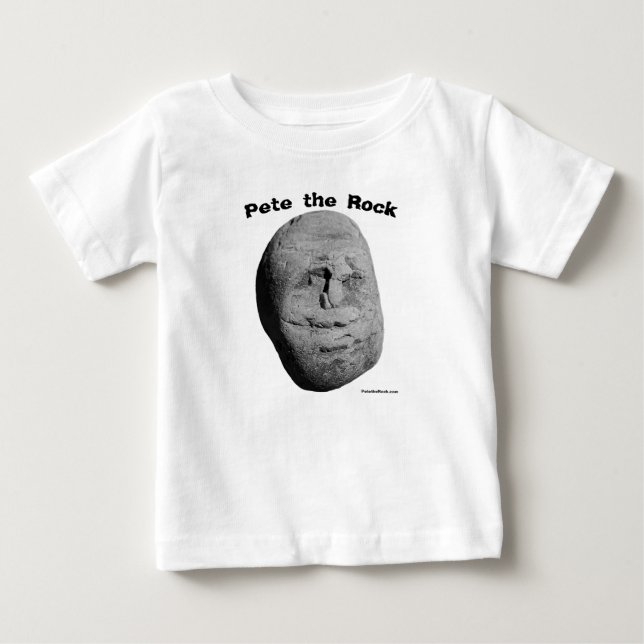 Camiseta De Bebé Pete the Rock Baby T-Shirt (Anverso)