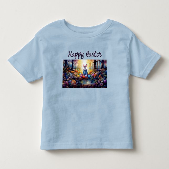 Camiseta De Bebé Peter Easter Bunny con huevos de Pascua (Anverso)