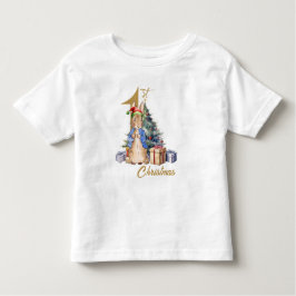 Camiseta De Bebé Peter el conejo la primera Navidad