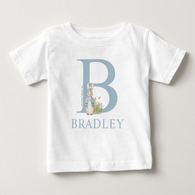 Camiseta De Bebé Peter Rabbit | B es para (Anverso)