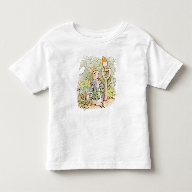 Camiseta De Bebé Peter Rabbit Comating Carrots (Anverso)