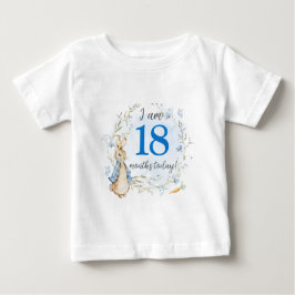 Camiseta De Bebé Peter Rabbit tengo 18 meses