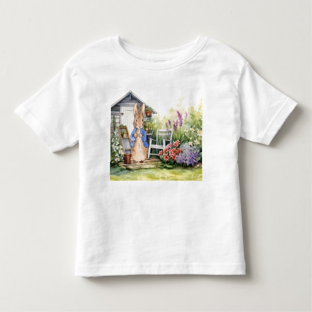 Camiseta De Bebé Peter the Rabbit Garden Shed (Anverso)