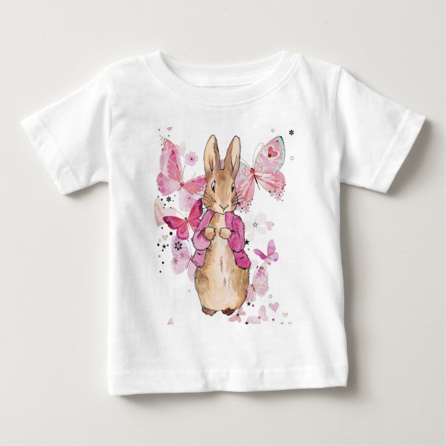 Camiseta De Bebé Peter the Rabbit Pink Jacket (Anverso)