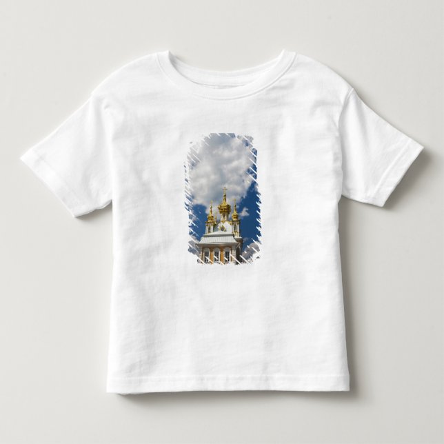 Camiseta De Bebé Peterhof, Gran Palacio, ala de la capilla (Anverso)