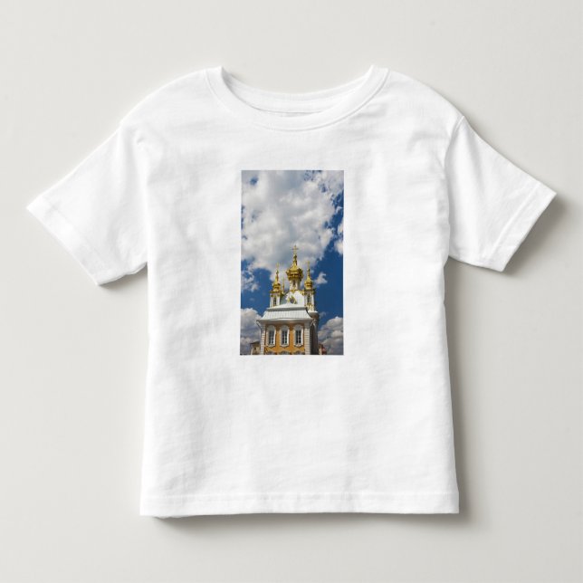 Camiseta De Bebé Peterhof, Gran Palacio, ala de la capilla (Anverso)