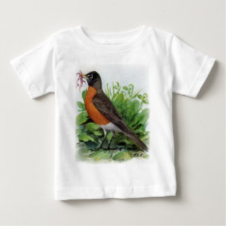 Camiseta De Bebé Petirrojo americano