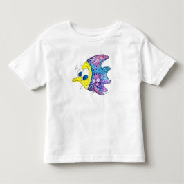 Camiseta De Bebé Pez Colorido Caprichoso y Lindo