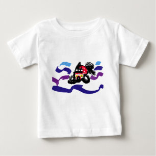 Camiseta De Bebé Pez koi alegría