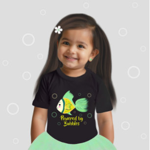 Camiseta De Bebé Pez nadando