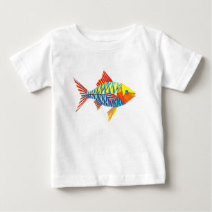 CAMISETA DE BEBÉ PEZ ORIGAMI