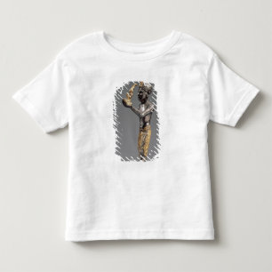 Camiseta De Bebé Pharaoh que hace un ofrecimiento antes de la diosa