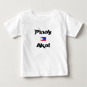 Camiseta De Bebé ¡Philippines_flag, PinoyAko!