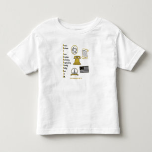 Camiseta De Bebé Philly Acronym Tourist Toddler Tee