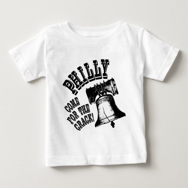 Camiseta De Bebé ¡Philly - venido para la grieta! (Anverso)