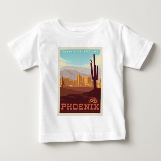 Camiseta De Bebé Phoenix, Arizona (Anverso)