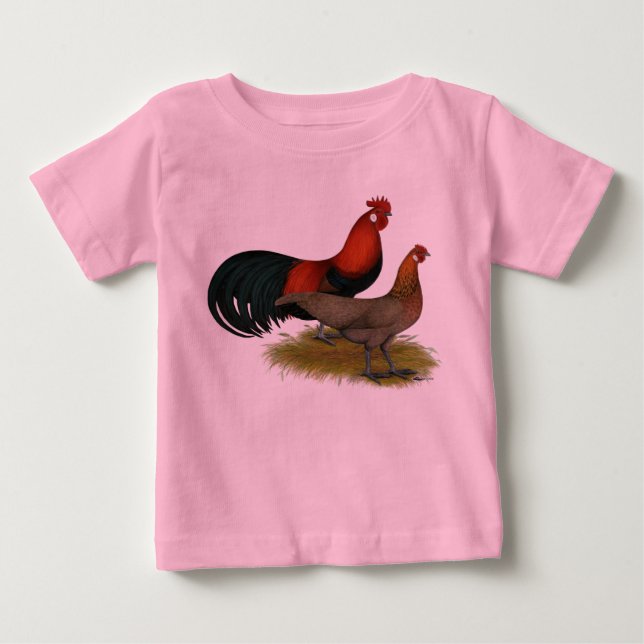 Camiseta De Bebé Phoenix: BB Red Pair (Anverso)