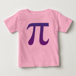 Camiseta De Bebé Pi en Púrpura