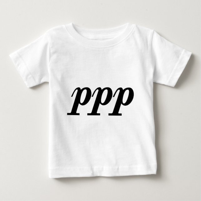 Camiseta De Bebé Pianissimo Possibile (Anverso)