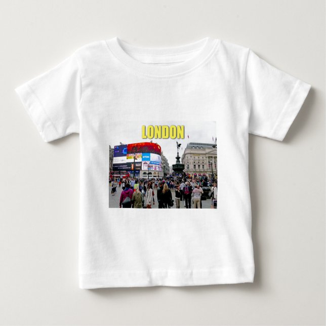 Camiseta De Bebé Piccadilly Circus - Foto Pro (Anverso)