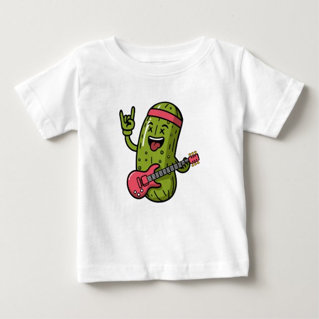 Camiseta De Bebé Pickle Rock Star (Anverso)