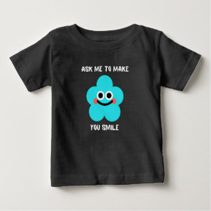 Camiseta De Bebé Pídeme que te haga sonreír