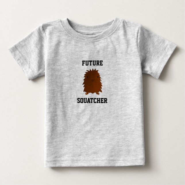 Camiseta De Bebé Pie de bebé de squatcher futuro (Anverso)