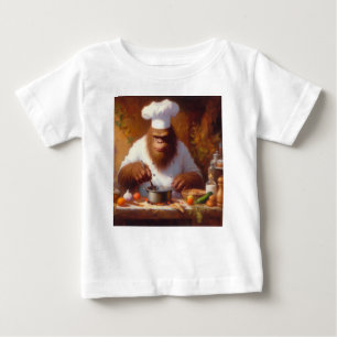 Camiseta De Bebé Pie grande del chef