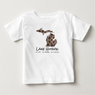 Camiseta De Bebé Piedra de petosclave del estado del gran lago Huro