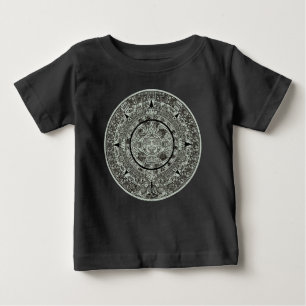 Camiseta De Bebé Piedra del Sol Azteca Mexicana Calendario Maya 1