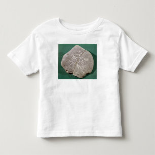 Camiseta De Bebé Piedra inscrita con un cazador en el desierto