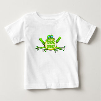 Camiseta De Bebé Piensa Verde