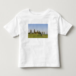 Camiseta De Bebé Pienza, Val d'Orcia, provincia de Siena, Toscana,