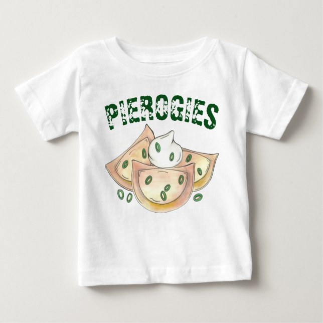 Camiseta De Bebé Pierogías Polaco Dumplings Pierogi Food (Anverso)