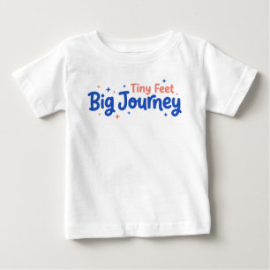 Camiseta De Bebé Pies Pequeños Gran Viaje