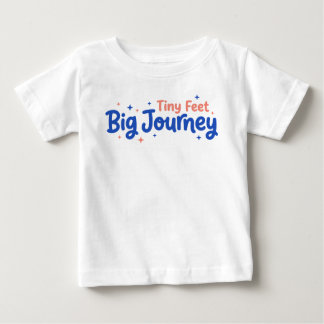 Camiseta De Bebé Pies Pequeños Gran Viaje